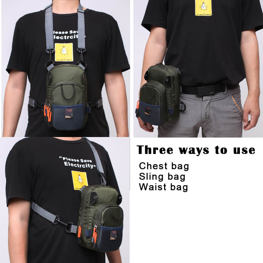 Fishing Bear Chest Bag main image 0