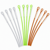 Kylebooker 10 pezzi 30LB/50LB connettore ad anello per pesca a mosca lenza intrecciata