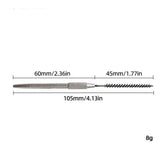 Kylebooker Fly Tying Stainless Steel Hair Dubbing Brush For Fly Tying