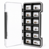 Kylebooker Super Slim Magnetic Back Waterproof Fly Fishing Box: 12 Compartments