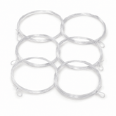 Kylebooker 6 pz/borsa nylon pre-legato anello pesca a mosca conico leader 7.5FT 9FT 12FT 1 2 3 4 5 6 7X