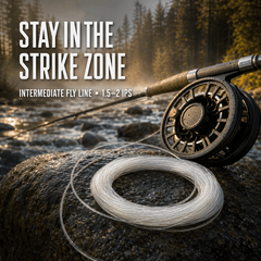 Kylebooker Intermediate Fly Fishing Line 100ft WF4I WF5I WF6I WF7I WF8I Weight Forward Sink Fly Line