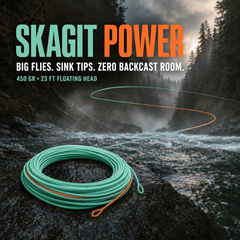 Kylebooker Skagit Shooting Head Fly Line 200GR-650GR 17FT-25FT with 2 Welded Loops
