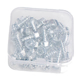 Kylebooker Hard-Case Boot Studs, Steel, 30 per Pack