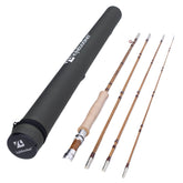 Kylebooker Fly Fishing Rod 9' #5 4section Bamboo Fly Rod