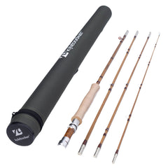 Kylebooker Fly Fishing Rod 9' #5 4section Bamboo Fly Rod