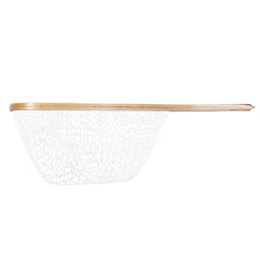 Kylebooker FN005 Fly Fishing Landing Net Soft Rubber Mesh Trout Net Catch and Release Net