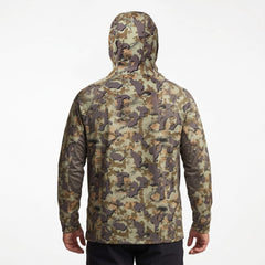 Kylebooker UPF 50+ Men’s Fishing Hoodie Shirts with Mask Camo UV Long Sleeve Moisture Wicking