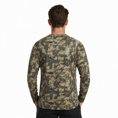 Kylebooker Men's Fishing Camo Performance Long Sleeve Shirt