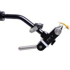 Kylebooker FTV07 Rotary Fly Tying Vise with Steel Screws and Portable Travel Case - Well Made and Easy to Use Fly Tying Vise - A Rotary Fly Tying Tool with Pedestal Base, Steel Screw and a Case for Travelers