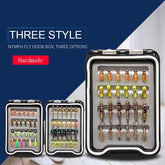 Kylebooker 24pcs Fly Fishing Flies & euro stonefly nymph,caddis,cicada