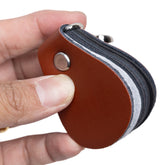 Kylebooker Lisseur de ligne de pêche à la mouche avec porte-clés, nettoyeur et sèche-linge 6 x 7 x 1 cm