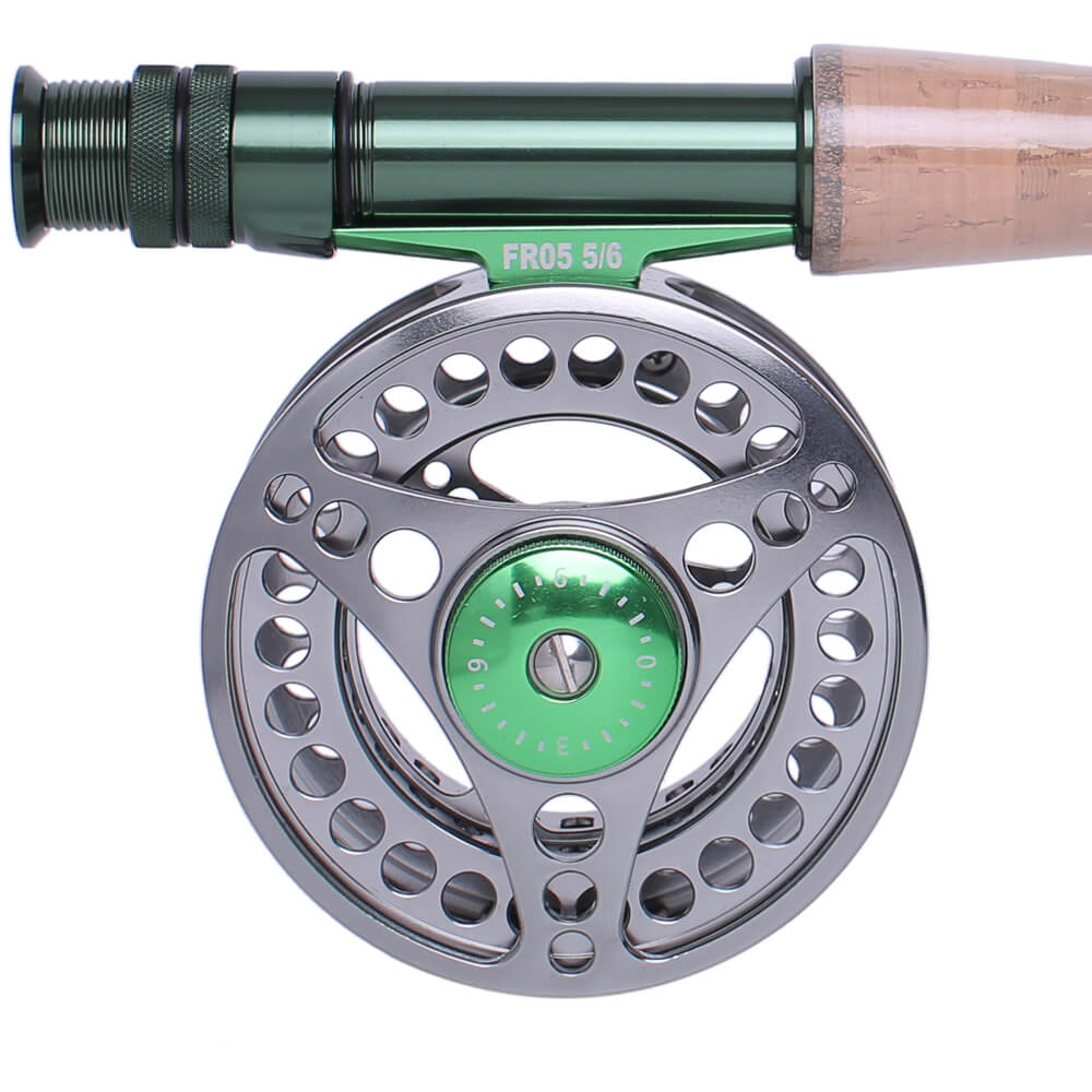  Fly Fishing Reel Large Arbor 2+1 BB with CNC-machined