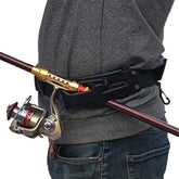 3rd Hand Rod Holder - Adjustable Belt Fishing Rod Holder for Fly Fishing Bank Fishing Belt Wading Accessories