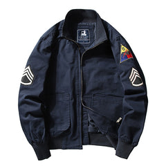 WW2 Fury Tanker Jacket Vintage Military Patch Outwear for Men