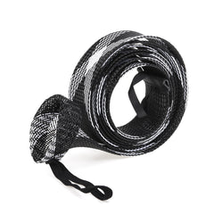 Housse de canne à pêche, paquet de 2 manchons de protection/chaussettes/maille tressée pour canne à pêche à la mouche, au lancer et en mer