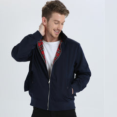 Heren Harrington jas nieuwe klassieke trendy vintage retro scooter jaren 1970 bommenwerpers
