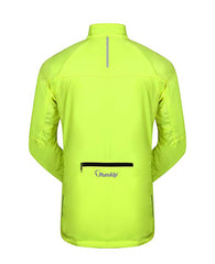 Jaqueta de ciclismo à prova de vento embalável