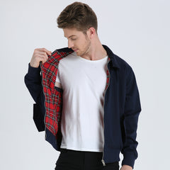 Heren Harrington jas nieuwe klassieke trendy vintage retro scooter jaren 1970 bommenwerpers