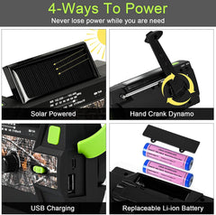 Emergency Solar Hand Crank Portable Radio