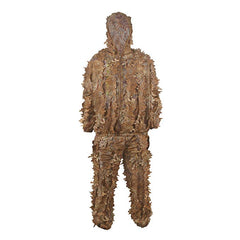 Camo Suits Ghillie Suits 3D Leaves Woodland Camouflage Clothing for Jungle Hunting,Shooting, Airsoft,Wildlife Photography,Halloween