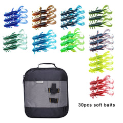 Kylebooker Fishing Soft Baits Segregator z miękkimi przynętami