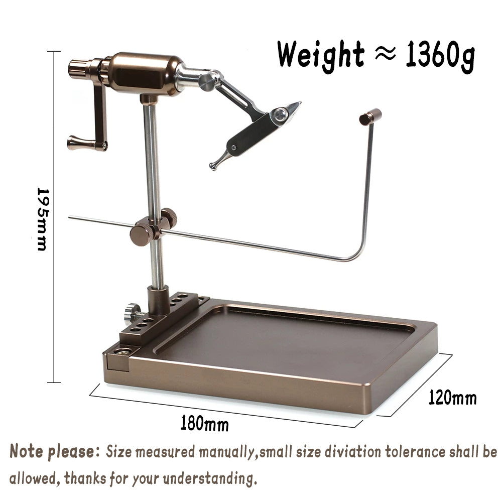 Stainless Steel Rotatable C-clamp Fly Tying Vise Fly Hook Tool For