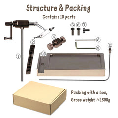 Kylebooker Fly Tying Vise FTV05