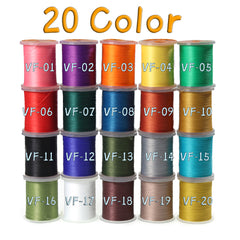 Kylebooker 70D/140D 100yards Fly Tying Thread Non Waxed Fly Tying Line 20 Colors