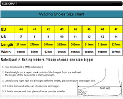Kylebooker Fly Fishing Rubber Sole Wading Boots Waders Shoes WB002