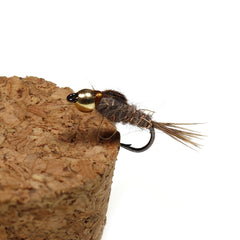 Kylebooker 10PCS Bead Head Hares Ear Nymph Fly Pheasant Tail Artificial Nymph Bait Trout Lures fly fishing
