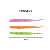 20PCS/Lot Soft Worm Lure Root Fishing Baits Long Pintail Baits Silicone Wobblers Fishing Baits Bionic Baits Sea Fishing Tools