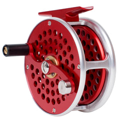 Kylebooker FR03 Red Vintage Classic Fly Reel For #3 to #9 Line Weight