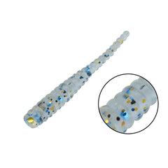 Kylebooker 50 stks/partij Siliconen Zachte Worm Lokken Atificial Swimbait Wortel Vissen Korte Pijlstaart Visaas Wobblers Zee Visgerei