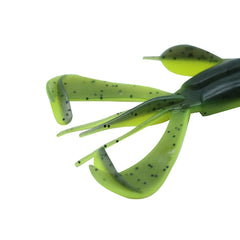 Kylebooker réservoir extérieur pêche assemblée/lot bicolore crevettes appât souple 101 MM/10.4G ver appât souple appât en Silicone