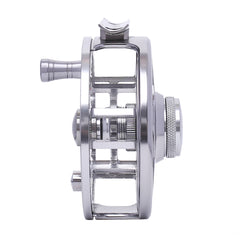Kylebooker FR02 carretel de pesca com mosca 2 + 1 rolamento de esferas 1:1 carretel de pesca de conversão esquerda direita com bolsa