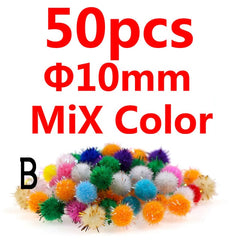 Kylebooker isca de pesca sintética colorida, 50 peças 8mm 10mm, material de amarração de mosca, ovos, imitação de truta, salmão, isca de peixe natural