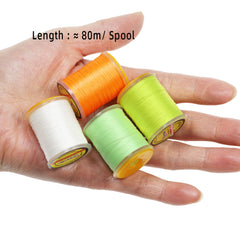 Kylebooker Lumo 150D Fly Tying Thread For Bass Pike Flies UV Fluo Polyester DIY Assist Hook Binding Line Fishing Accessories Tackle