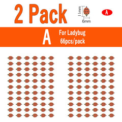 Kylebooker 2-pack Realistisk flugvinge Förskuren flugbindande insektsvingar Syntetisk stenfluga majfluga flaskfluga öring bete bindningsmaterial