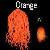 Kylebooker-señuelos de pesca para trucha, 60 hebras/PC, cuerpo de gusano suave, atado de moscas, Material de gusano San Juan