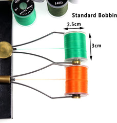 Kylebooker 140D Fly Tying Thread 12 Colors Non Waxed Fly Tying Wires Materials Kits Fly Tying Tieing Supplies for Dry Wet Flies