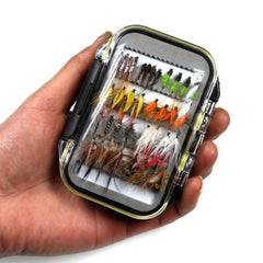 Kylebooker isca de pesca com mosca seca molhada moscas ninfa streamer isca de pesca artificial isca de pesca de carpa truta equipamento de pesca caixa de mosca