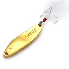Schaal Golf Metalen Spinner Lepel Vissen Lokken Harde Aas Pailletten Noise Paillette Kunstaas kleine harde pailletten spinner
