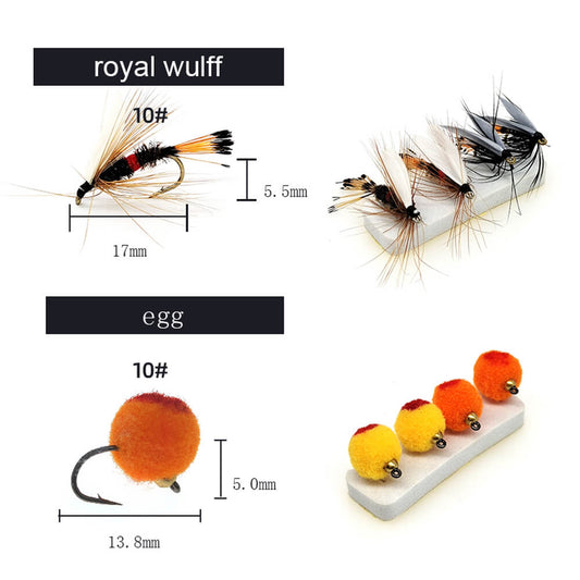 Flies Kit: Essential Fly Fishing and Tying Assortment for Anglers