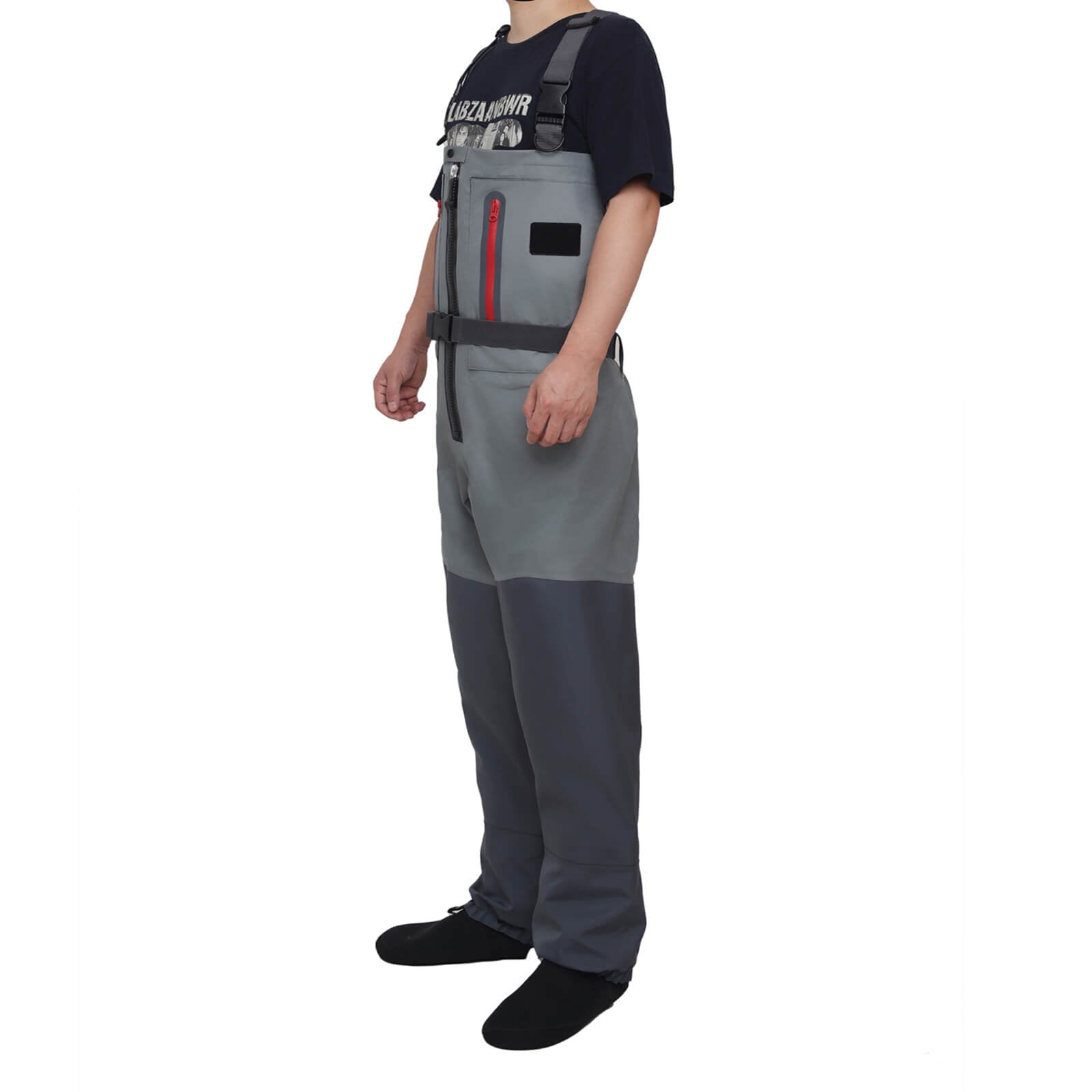 Kylebooker Five Layer Fabric Breathable Stockingfoot Chest Waders KB008