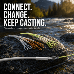 Kylebooker 10Pcs 30LB/50LB Fly Fishing Loop Connector Braided Fly Fishing Line