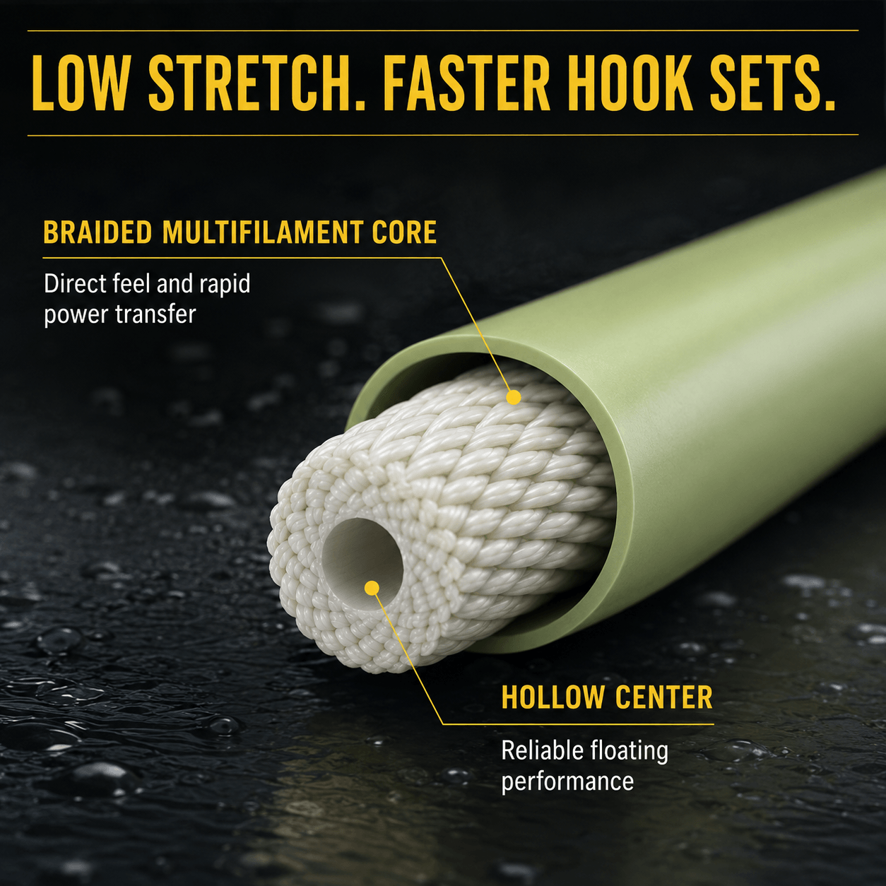 Kylebooker Salmon/Steelhead Fly Line,Front Taper for Single Handed Roll and Spey Casting, Slick Coating