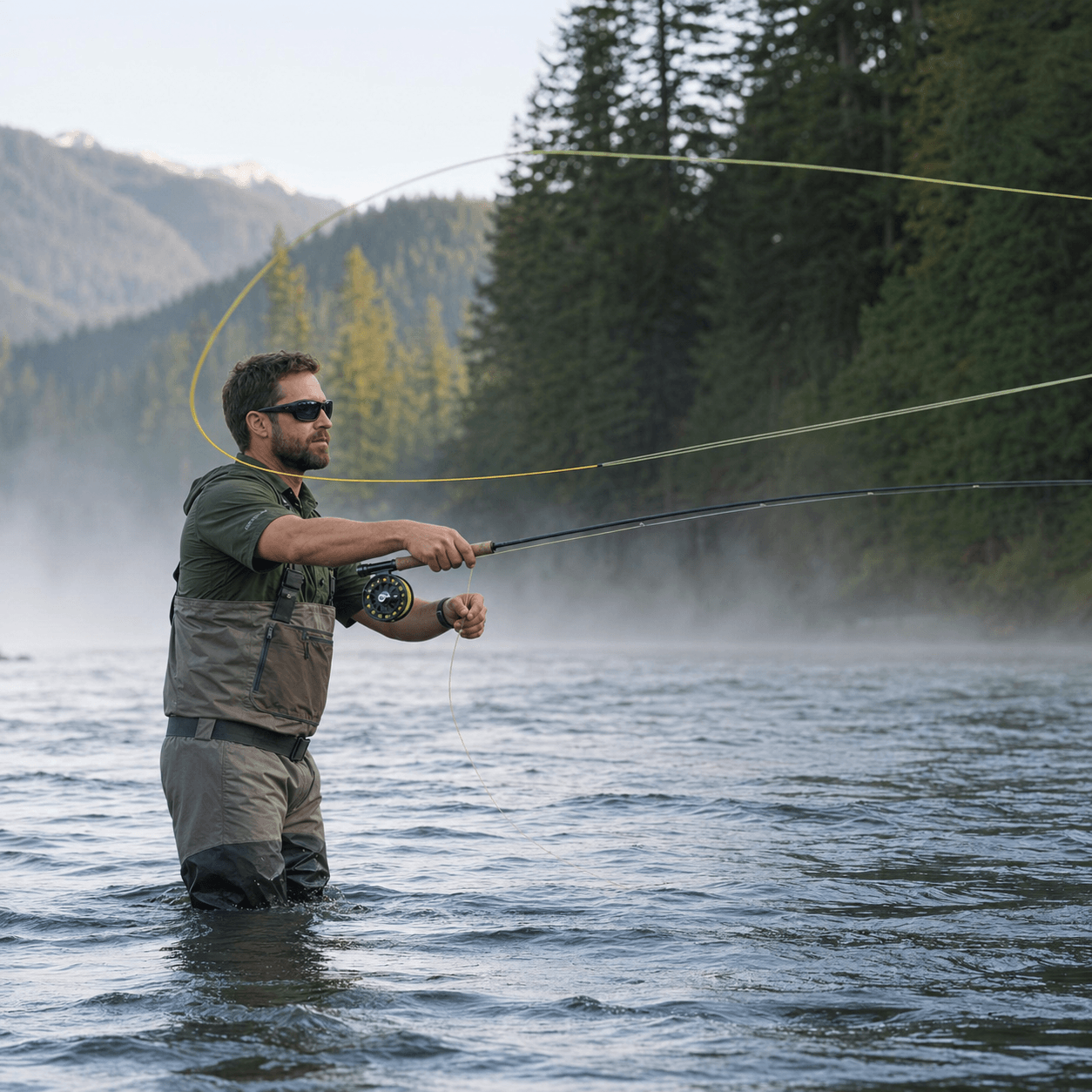 Kylebooker Salmon/Steelhead Fly Line,Front Taper for Single Handed Roll and Spey Casting, Slick Coating