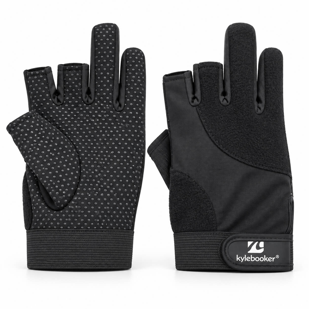 Kylebooker Flexible Fishing Gloves Warm for Men and Women Cold Weather Insulated Water Repellent Great for Ice Fishing Fly Fishing Photography Motorcycling Running Shooting Hiking