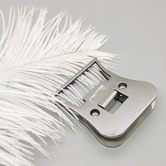 Kylebooker Fly Tying Clamp Replacement Hackle Pliers for Tying Tying Tool Stainless Steel